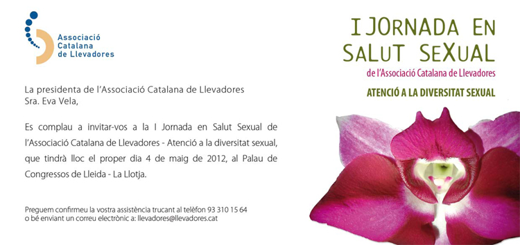 invitacio I jornada salut sexual Lleida