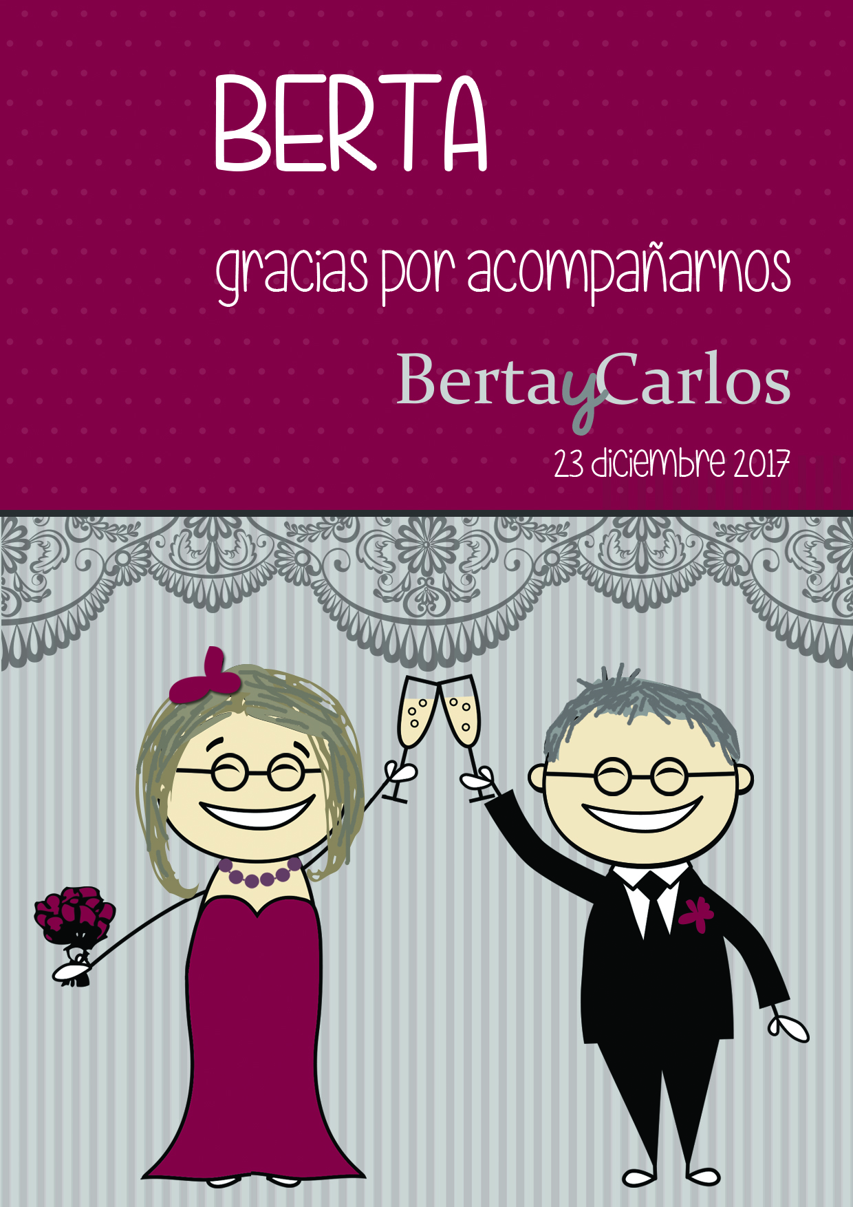 targeta niom taula 40 aniversari Berta-Carles